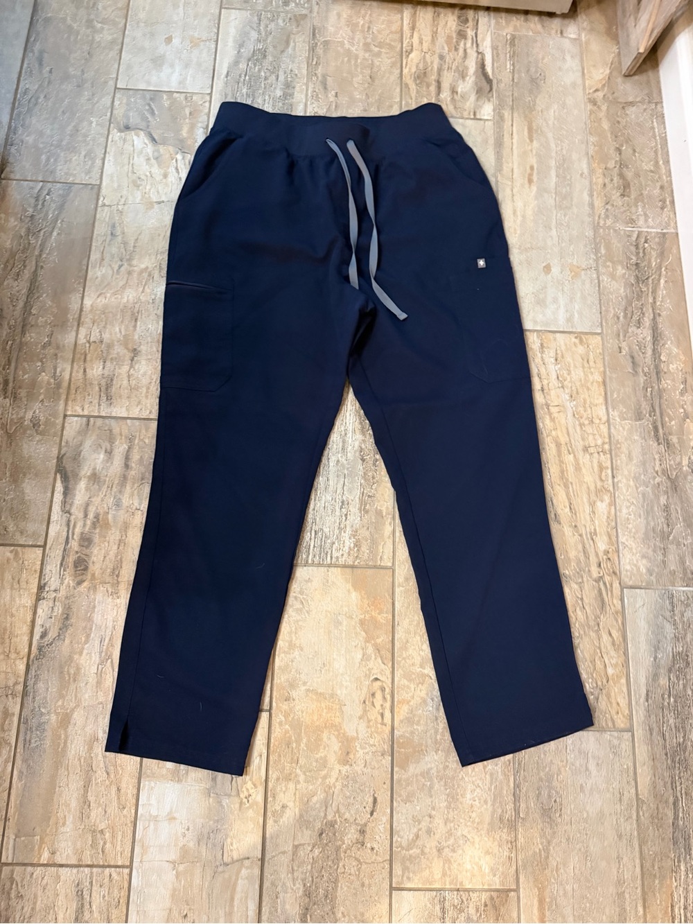Figs Women's Navy Drawstring Scrub Pants